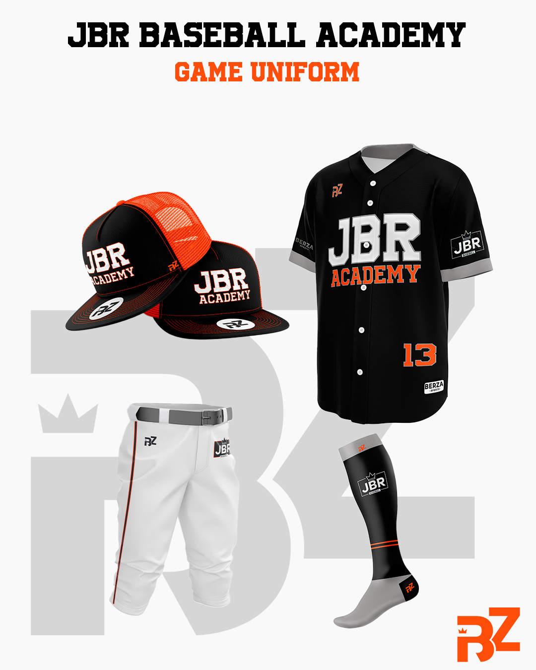 JBR full package adult sizes